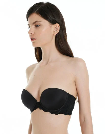 Isla & Evie Isla & Evie Padded Lace Trim Bra