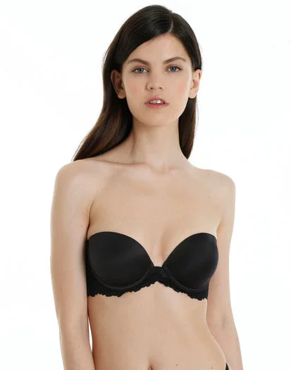 Isla & Evie Isla & Evie Padded Lace Trim Bra