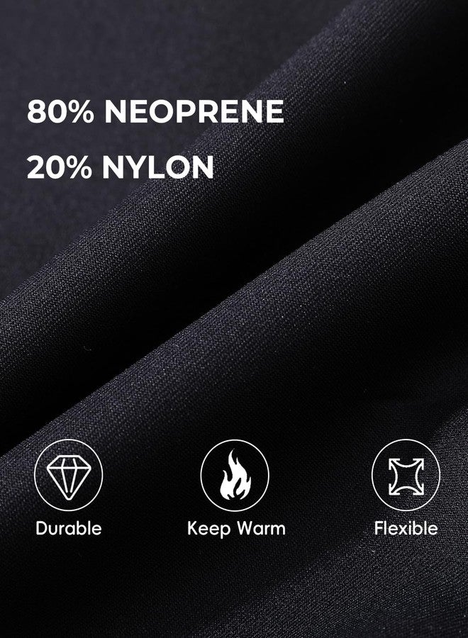 Lemorecn Wetsuits Mens Front Zip Neoprene 3mm Full Suit(3040black-4XL) - Image 2