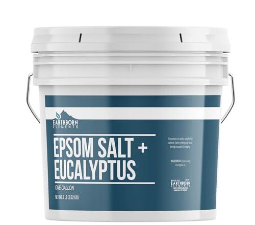Earthborn Elements Eucalyptus Epsom Salt 1 Gallon Pure Undiluted Soothing Aroma - Image 2