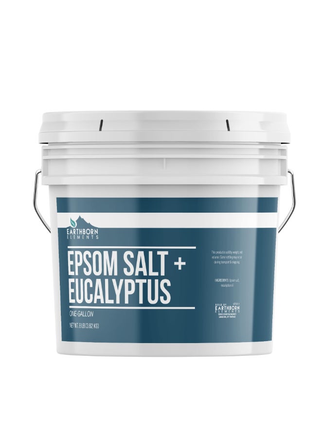 Earthborn Elements Eucalyptus Epsom Salt 1 Gallon Pure Undiluted Soothing Aroma - Image 3