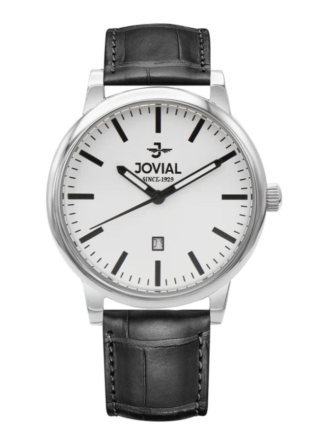 JOVIAL 2008GSLQ11E Men's Fashion Watch, 42mm, Elegant Classic Design - Image 3