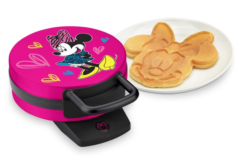 Disney Disney Minnie Mouse Waffle Maker by Select Brands - Premium Minnie Mouse Kitchen Accessory - Kitchen Appliance for Disney Lovers - 7" Waffles, Pink  - Image 4