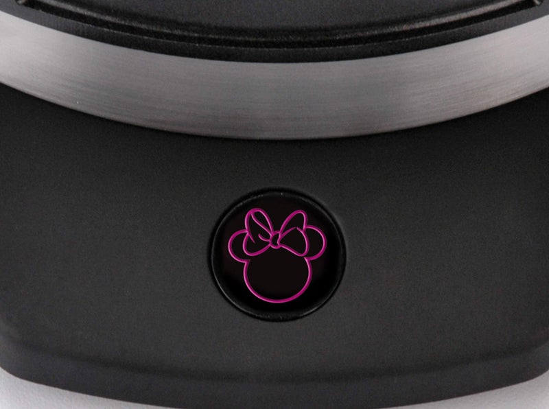 Disney Disney Minnie Mouse Waffle Maker by Select Brands - Premium Minnie Mouse Kitchen Accessory - Kitchen Appliance for Disney Lovers - 7" Waffles, Pink  - Image 3