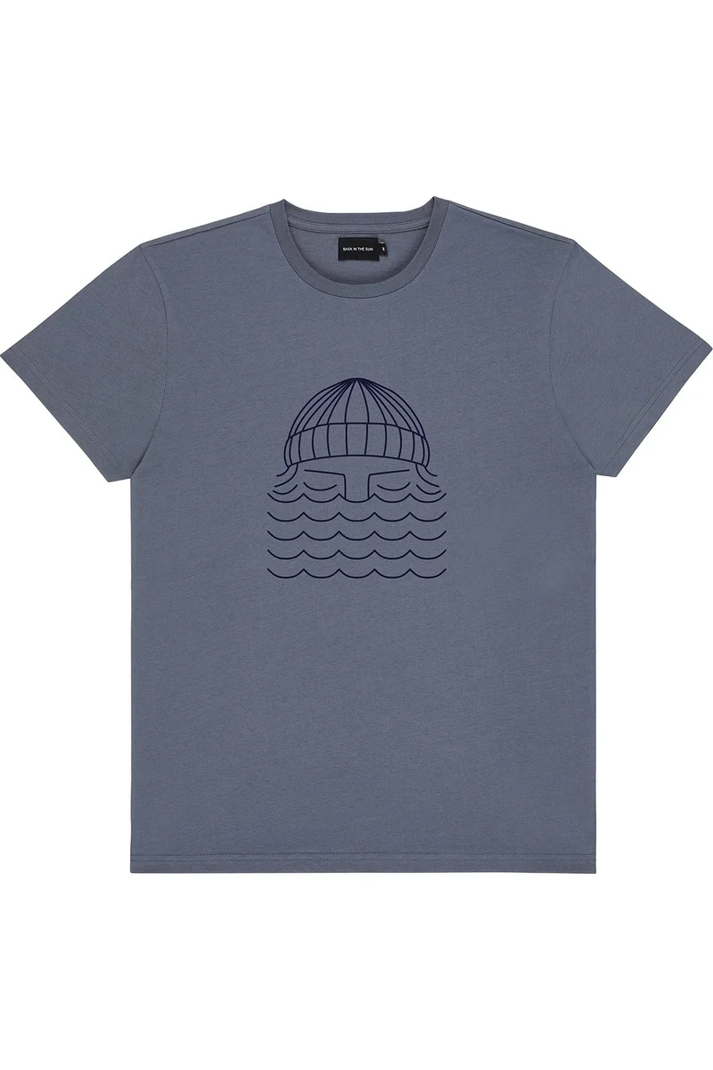 Bask in the Sun To the sea Storm T-Shirt 100% Organic Cotton