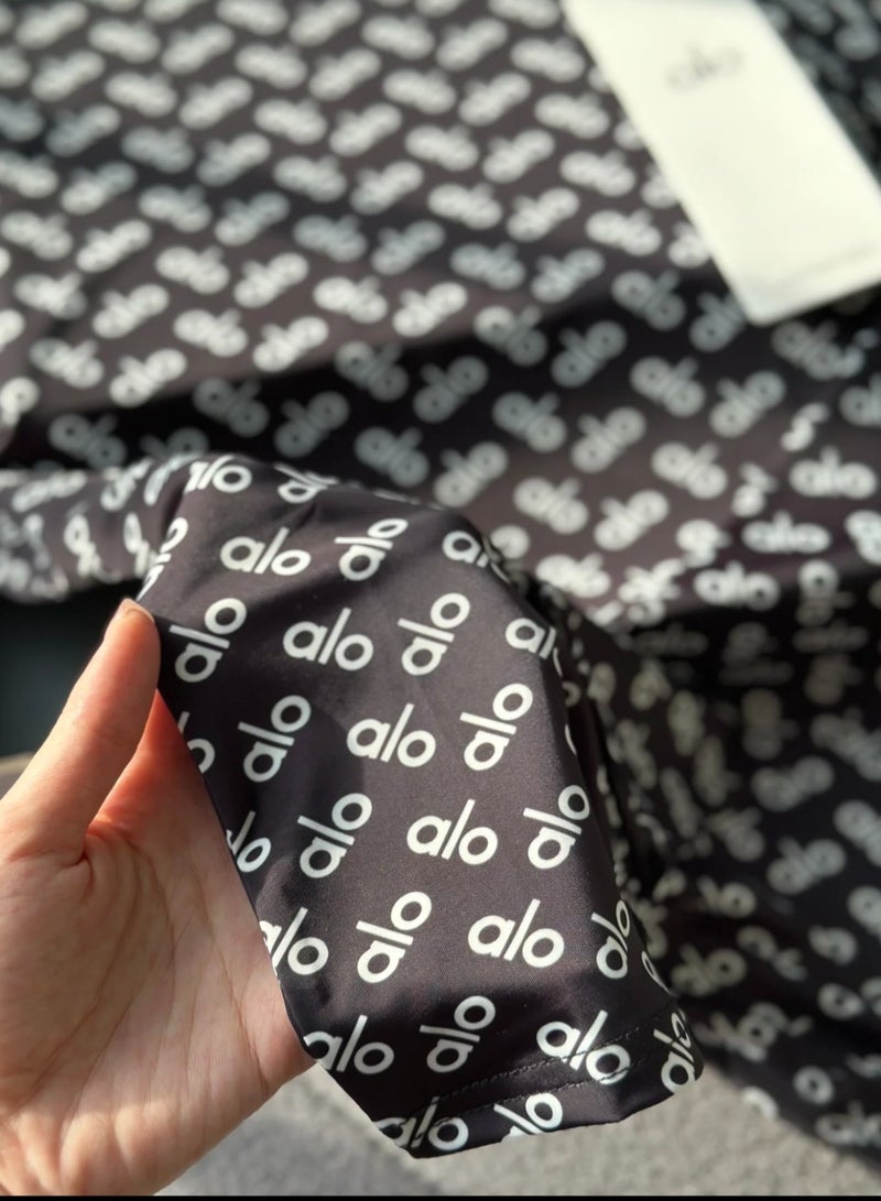 alo Alo Ice silk slimming, concealment, slimming, close-fitting, light, cool and UV-resistant top, long sleeves for summer - Image 2