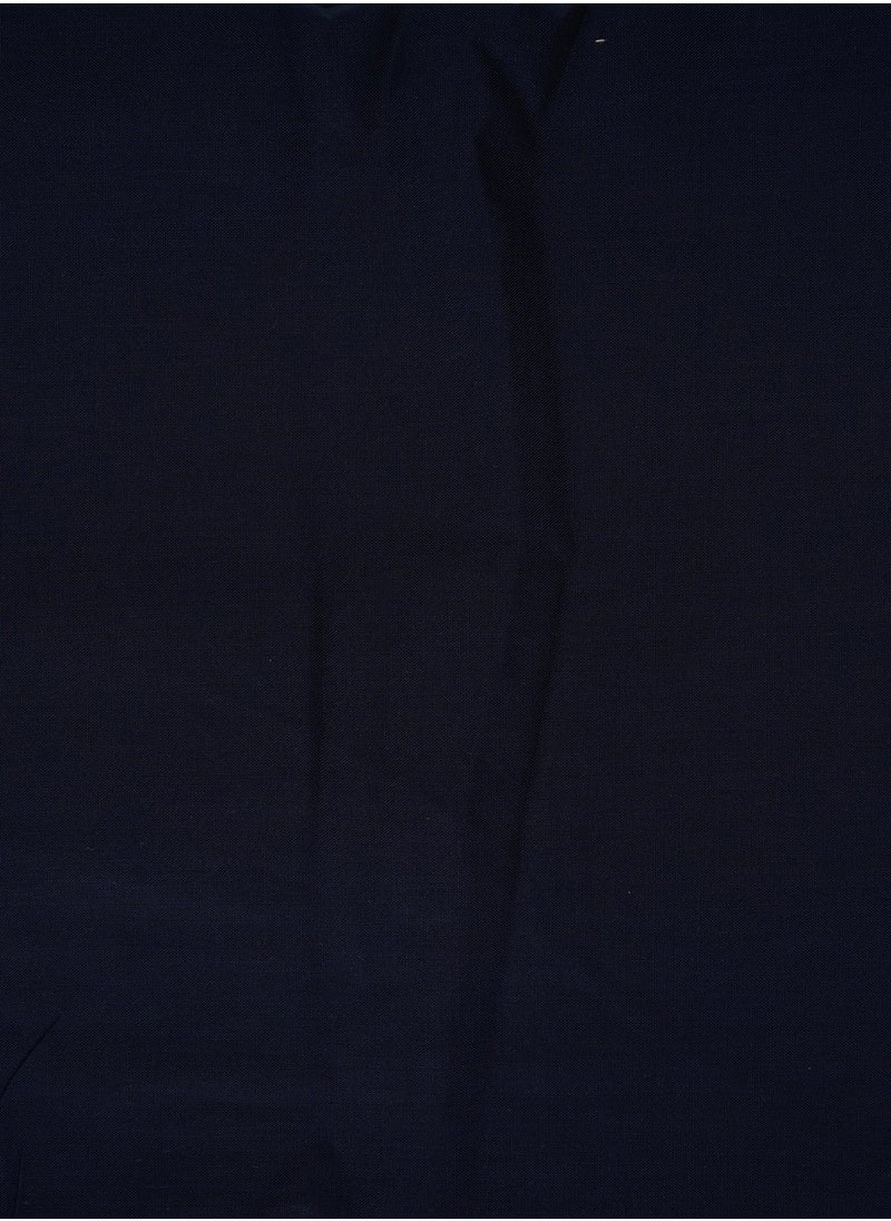Home-Tex Design 3 Piece Hometex Design King Size Dyed Flat Sheet Set Navy Blue - 1 Flat Sheet (240x260 cm) + 2 Pillow Covers (50x75 cm)  - Image 4