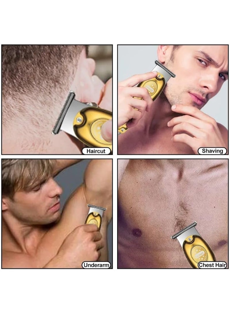 KM-679 professional shaver comes with three combs and an indicator light during operation - Image 5