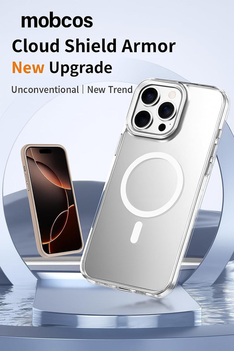 Mobcos Iphone Clear Case with Transparent Slim Protective Cover, Lightweight, Protective Cover Magnetic Charging Compatible (Iphone 16 Pro Max) (iPhone 16 Pro) - Image 4