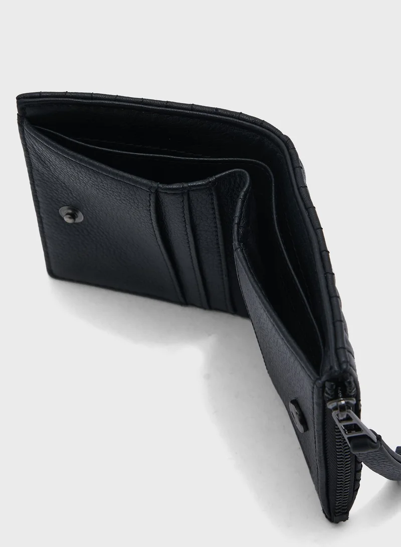 ZADIG & VOLTAIRE Fold Textured Wallet