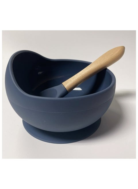 New Anti Drop Silicone Suction Cup Baby Bowl