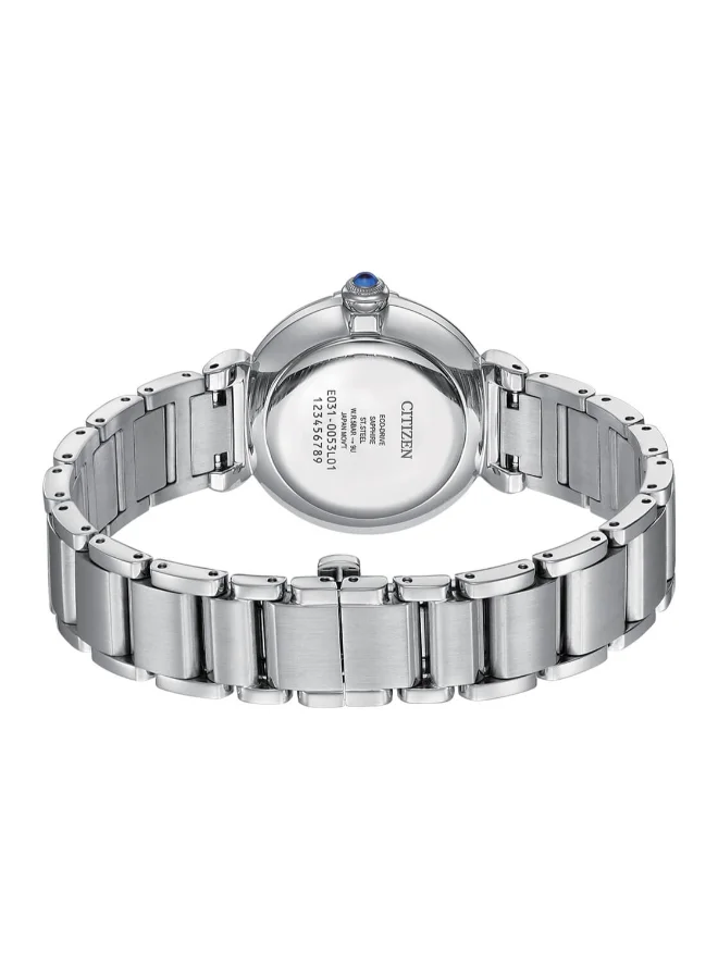 CITIZEN Women's Stainless Steel Strap Eco-Drive Standard Watch EM1070-83D - 29.5 mm