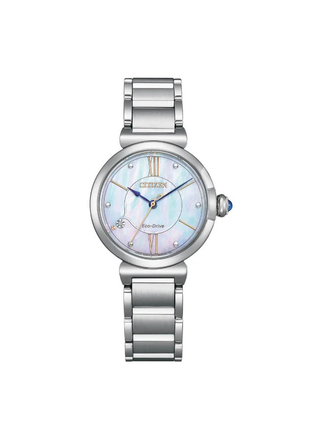 CITIZEN Women's Stainless Steel Strap Eco-Drive Standard Watch EM1070-83D - 29.5 mm