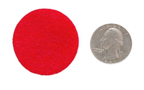 Playfully Ever After Red Craft Felt Circles (1.5 Inch - 94pc) - Image 2