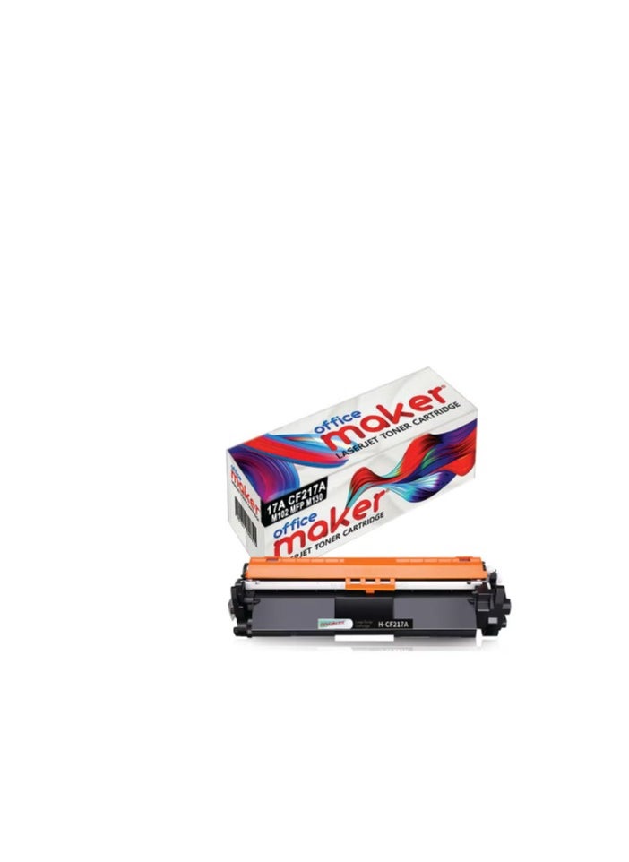 Office Maker 17A CF217A Laserjet Toner Cartridge for HP Printer Black  - Image 1