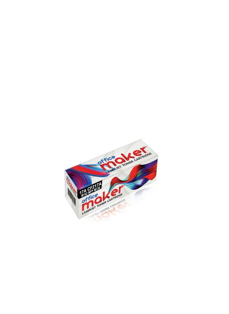 Office Maker 17A CF217A Laserjet Toner Cartridge for HP Printer Black  - Image 2