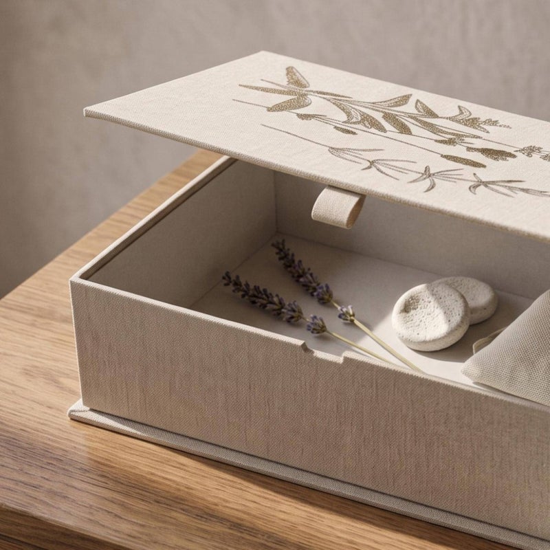 Pan Home Live Simple Decor Box 19x8.5x27cm - Beige - 112BNB9900142 - Image 2