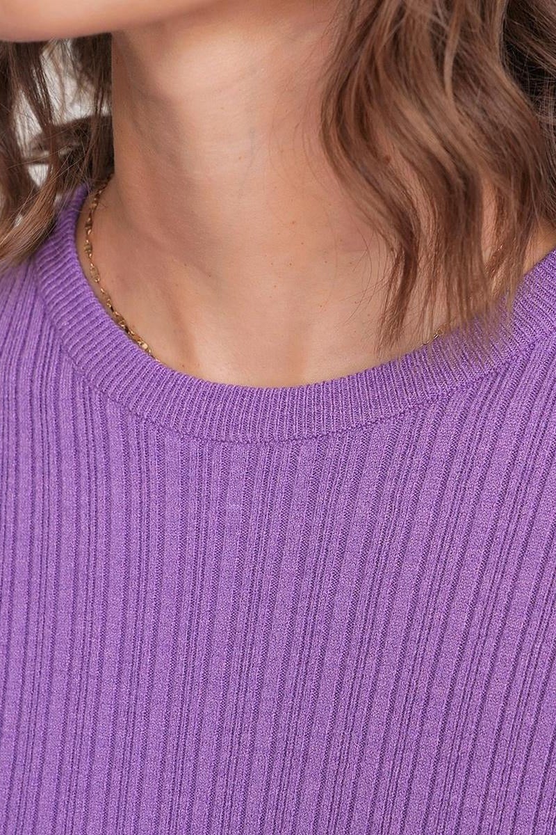 Mixray Soft Textured Ribbed Fitted Top - Image 5