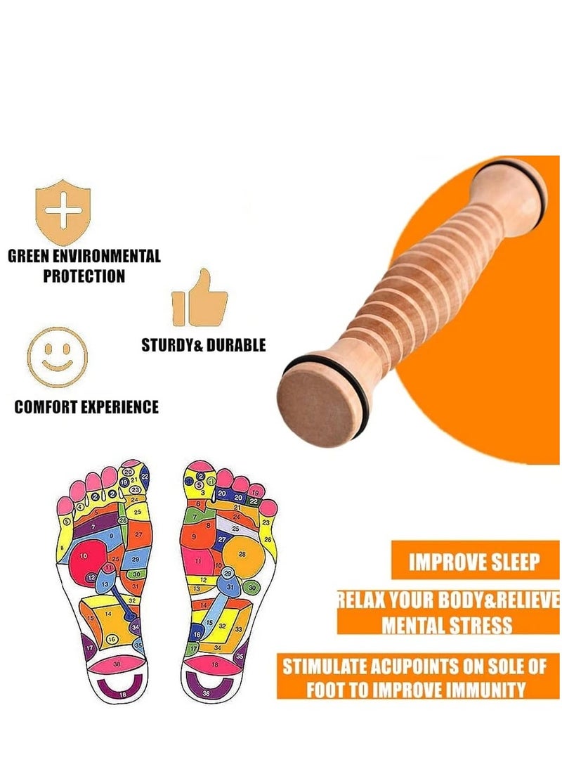 إسكدنيا أداة تدليك القدم من الخشب الطبيعي - Image 4