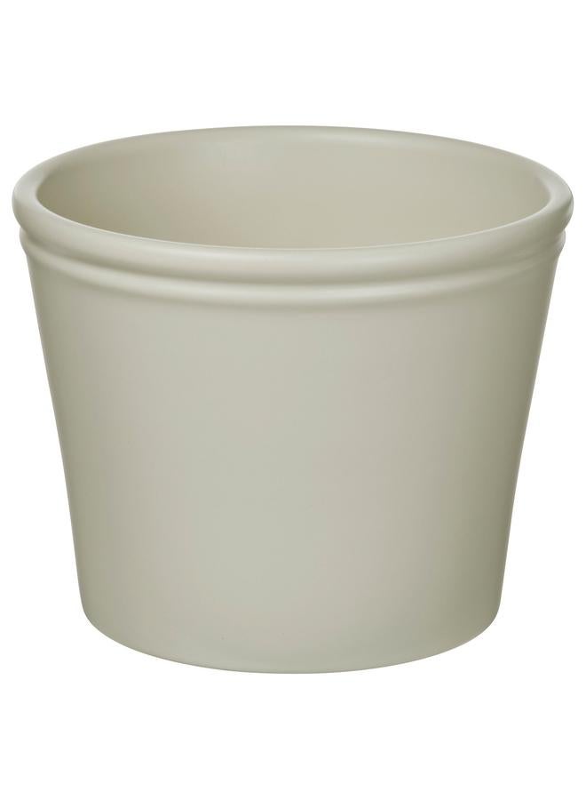 erorex Plant Pot, Light Grey-Beige, 12 Cm - Image 1