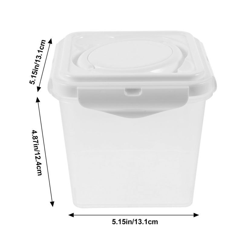 Garneck Large Airtight Container With Lid For Fridge Freezer Food Storage 1l - Image 3