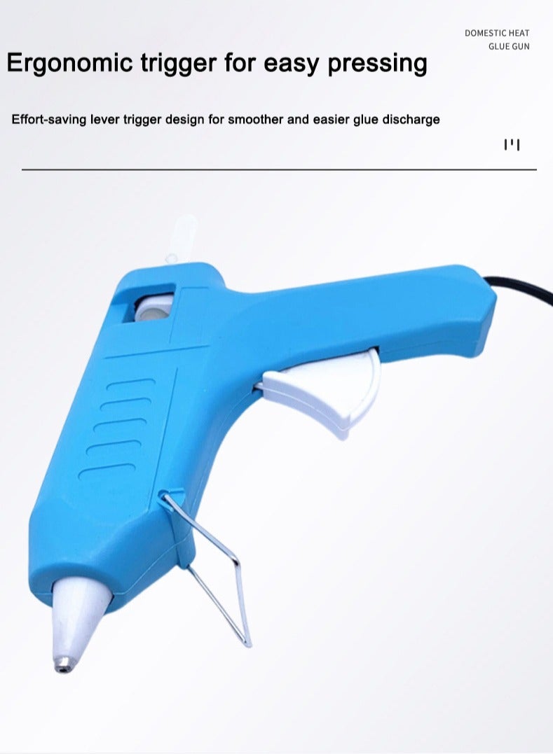 40w Hot Melt Glue Gun with 3mm Nozzle and 1.2m Power Cord - Heavy Duty Aluminum Alloy, Overheat Protection, Compatible with 11mm Glue Sticks, Suitable for Crafts, DIY, Making Toys, Models, Woodwork, - Image 4