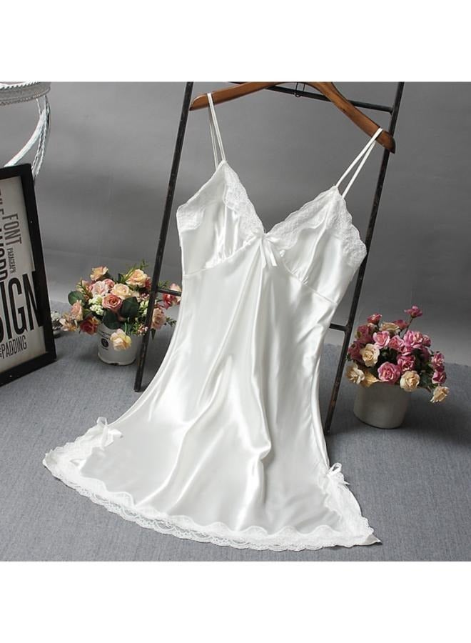 V-Neck Lace Summer Women's Sleepwear Dress Fit Small to Medium NO: 9346 