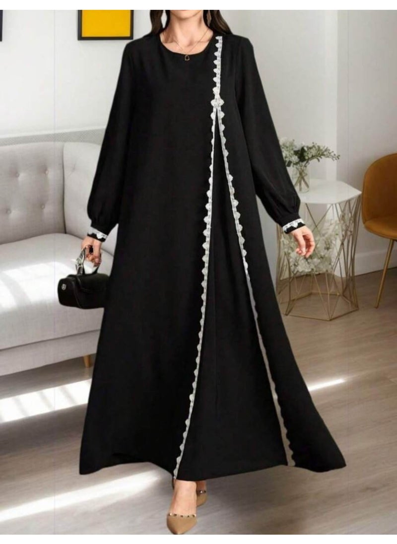 A soft, luxurious Saudi crepe abaya that suits your refined taste.