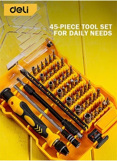 45 Piece Precision Screwdriver Set, Non-slip Handle Portable Repair Tool For Phone Watch Camera Laptop - pzsku/Z33B9692E62A50F06E672Z/45/_/1715858241/b76fee96-40e4-4a49-a202-bdfd42b33dff