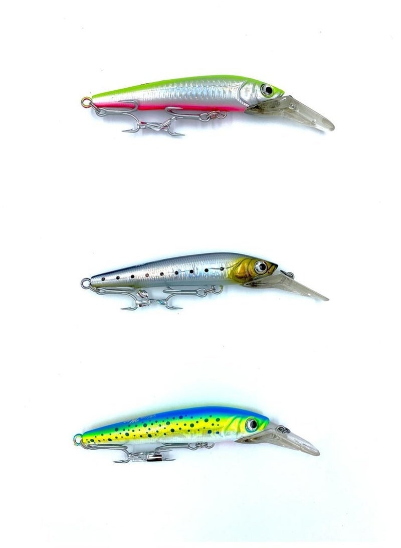 Asari BIG MAC Magnum Fishing Lure – 110mm Premium Hard Bait – Sinking Predator Lure – 3 Colors Available - Image 3