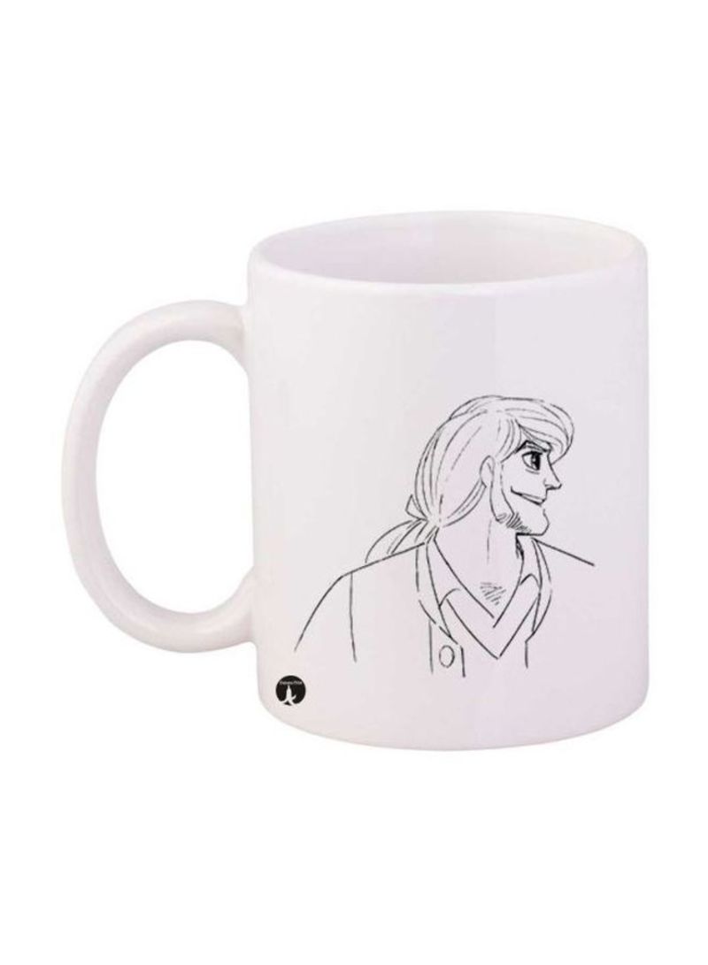 RKN Anime Jazeerat Al Kanz Printed Mug White/Black Standard Size