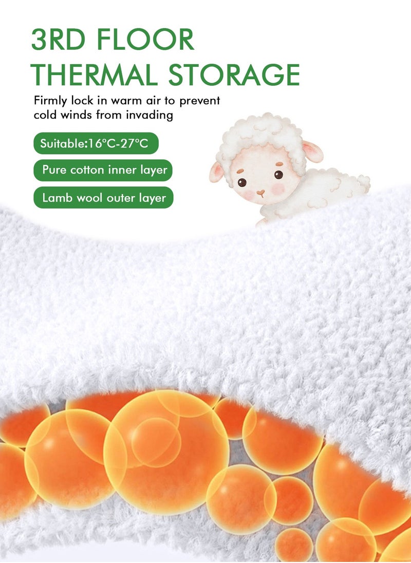URbazaar Baby Swaddle Blanket - Essential Newborn Plush Wrap Sleeping Bag and Receiving Blanket - Cute Panda Infant Clothes - Perfect for Boys and Girls  - Image 3