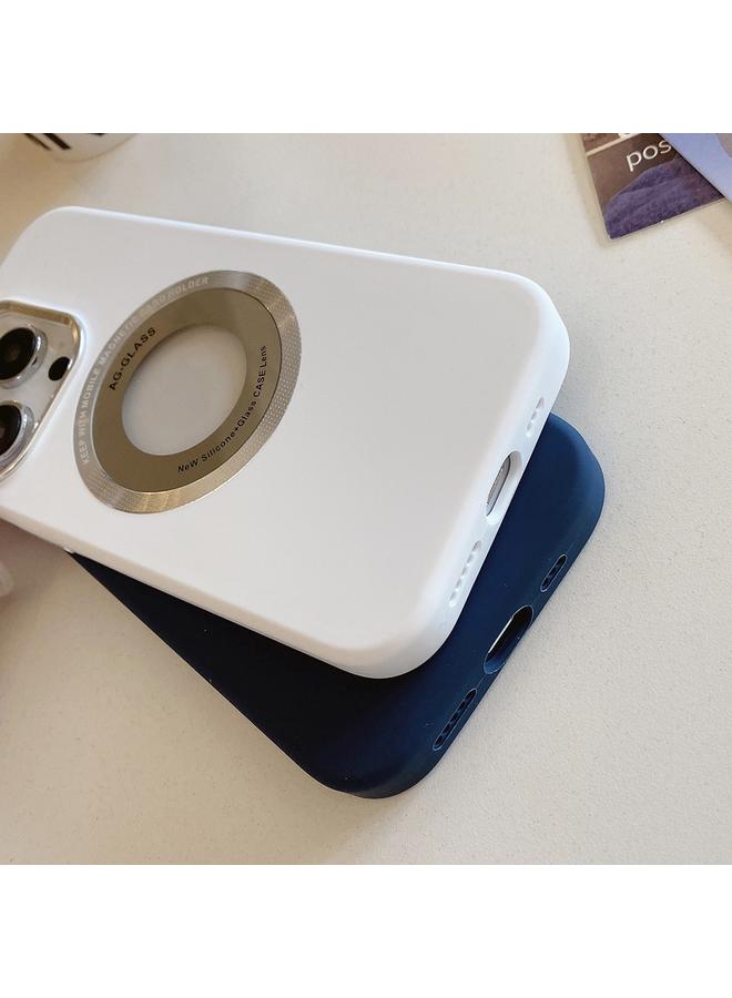 اس-توب جراب لهاتف iPhone 13 بإطار معدني من السيليكون المغناطيسي - Image 4