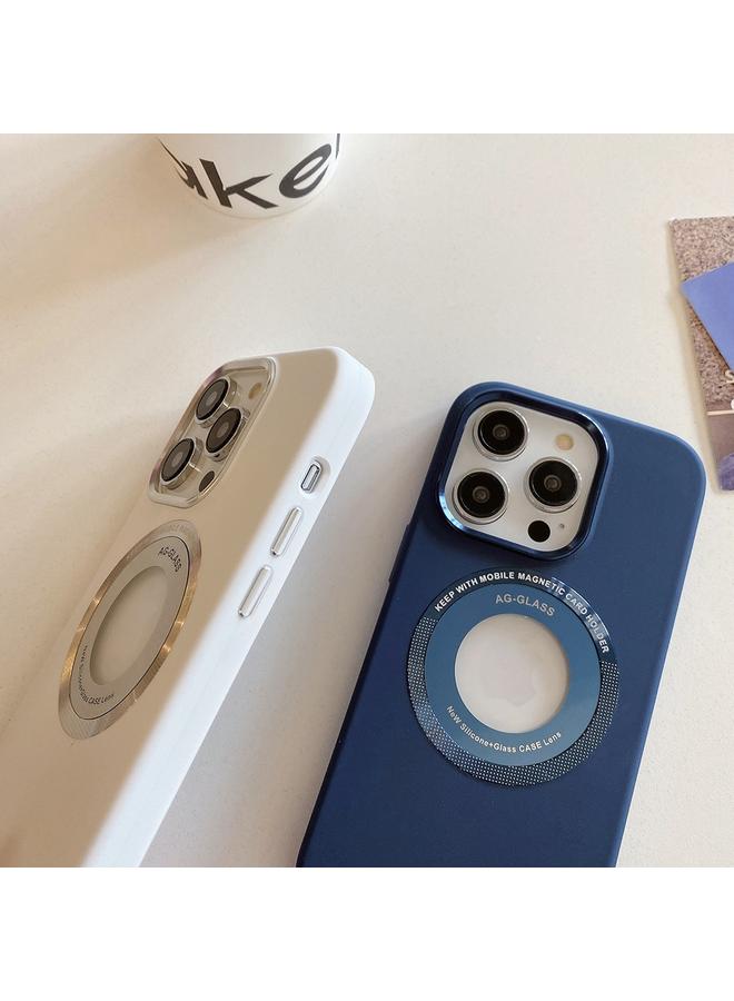 اس-توب جراب لهاتف iPhone 13 بإطار معدني من السيليكون المغناطيسي - Image 3