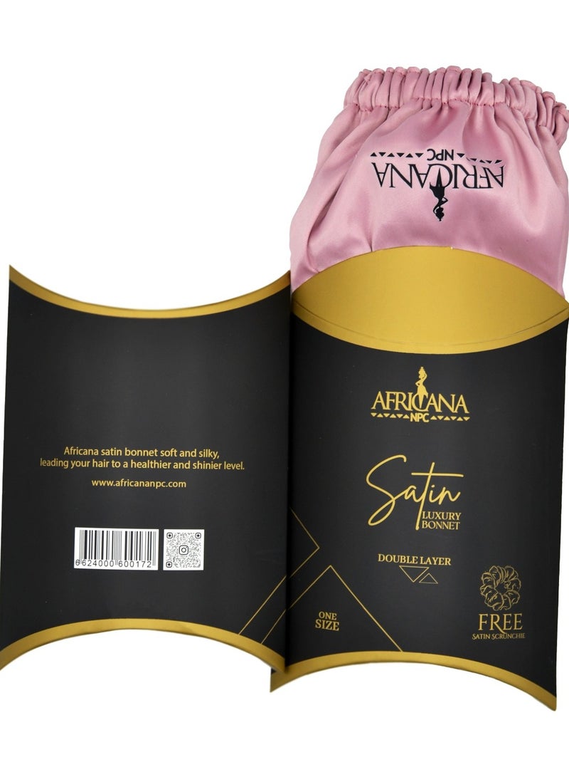 AFRICANANPC Luxury Satin Bonnet + Free Scrunchie - NPC - Image 2