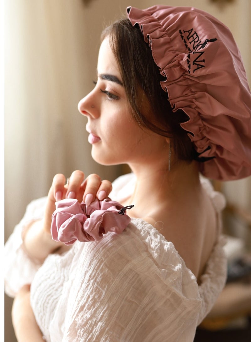 AFRICANANPC Luxury Satin Bonnet + Free Scrunchie - NPC - Image 3