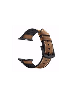 TWEGGON Apple Watch Leather band 46mm/45mm/44mm/49mm, Apple Watch Leather Strap for Apple Watch All Series Compatible with 46mm/45mm/44mm/49mm Brown  - Image 5