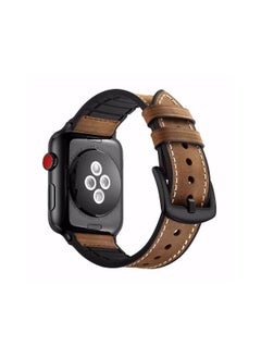 TWEGGON Apple Watch Leather band 46mm/45mm/44mm/49mm, Apple Watch Leather Strap for Apple Watch All Series Compatible with 46mm/45mm/44mm/49mm Brown  - Image 2