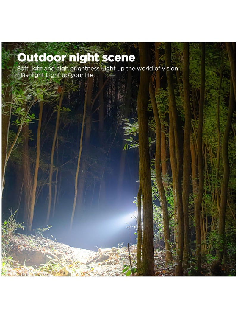 Captaintech Small Torch LED Super Bright Mini Flashlight Torch Rechargeable Keychain Torches 500 Lumen Pocket Torch with 7 Light Modes, Waterproof Torches for Power Cuts Emergency Hiking Dog Walking (Grey) - Image 3