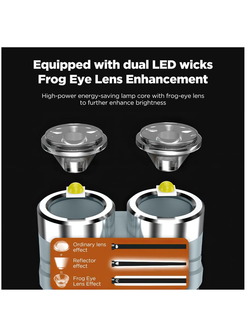 Captaintech Small Torch LED Super Bright Mini Flashlight Torch Rechargeable Keychain Torches 500 Lumen Pocket Torch with 7 Light Modes, Waterproof Torches for Power Cuts Emergency Hiking Dog Walking (Grey) - Image 5