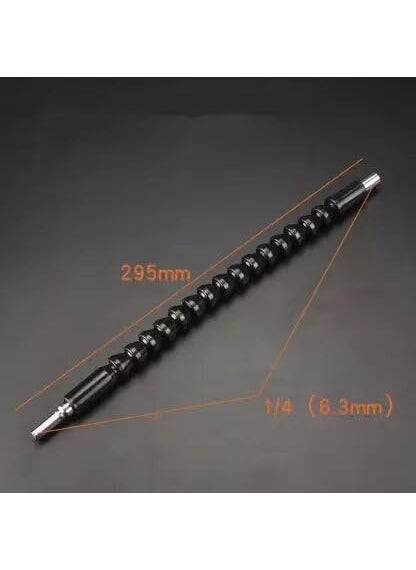Mass Pro Mass Pro Flexible Shaft Magnetic Screwdriver Extension Drill Bit Adapter Holder for Electronic Power Drill 6mm Inch Hex Shank Drive 295 cm Long 1Pc Screwdriver Bit Set Pack of 1  - Image 4