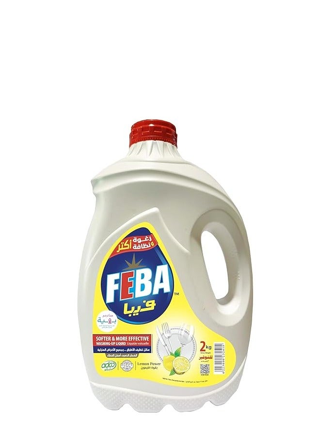 FEBA Dishwasher Cleaner Liquid Lemon Scent -2 kg