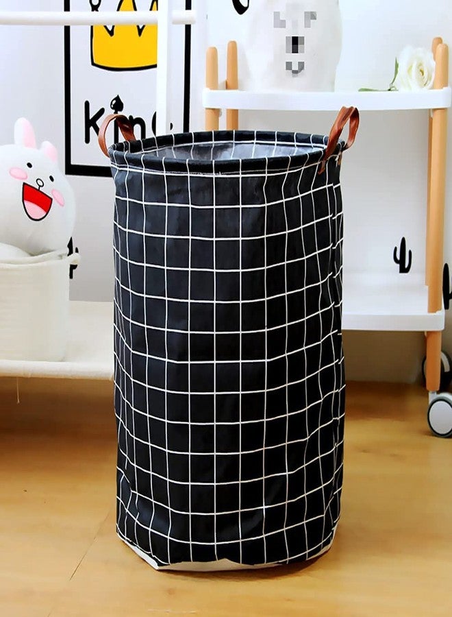 Aeoss Clothes Laundry Hamper Storage Bin Large Collapsible Storage Basket Canvas for Home Bedroom Nursery Room SET OF 2PCS - Image 2