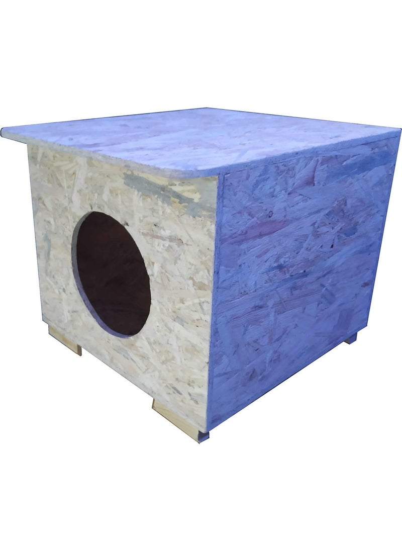 Acousticworld - OSB Cat House - Cat House Shelter Nest Suitable for Outdoor - Image 1