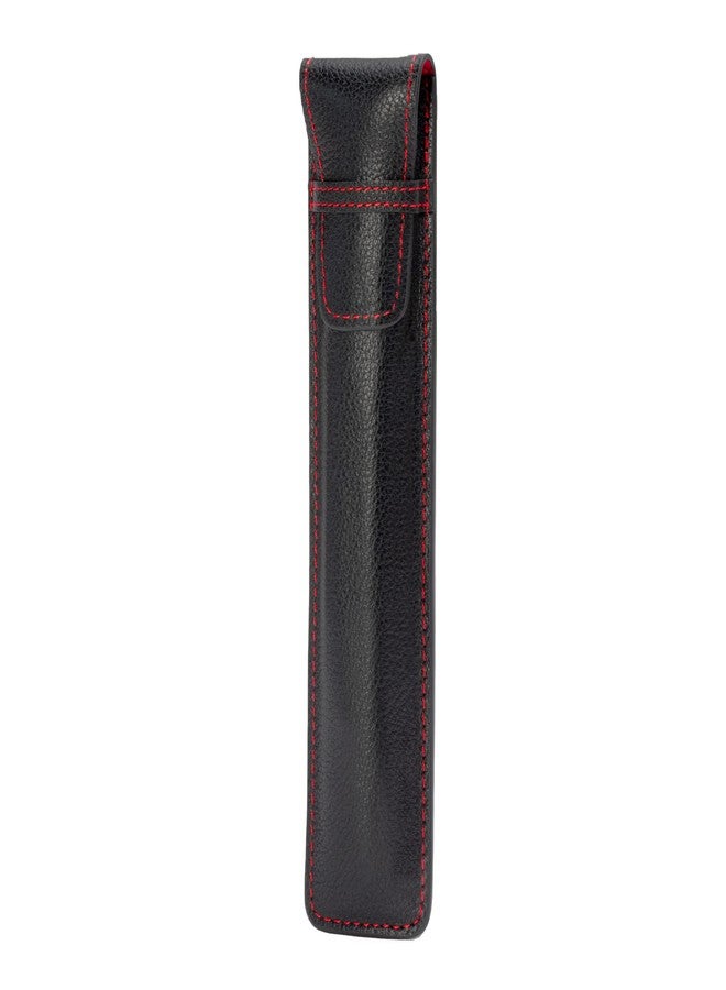 TORRO Pencil Sleeve Compatible with Apple Pencil Pro/USB-C / 1st / 2nd Generation - Genuine Leather Apple Pencil Case with Microfiber Lining (Black) - Image 1