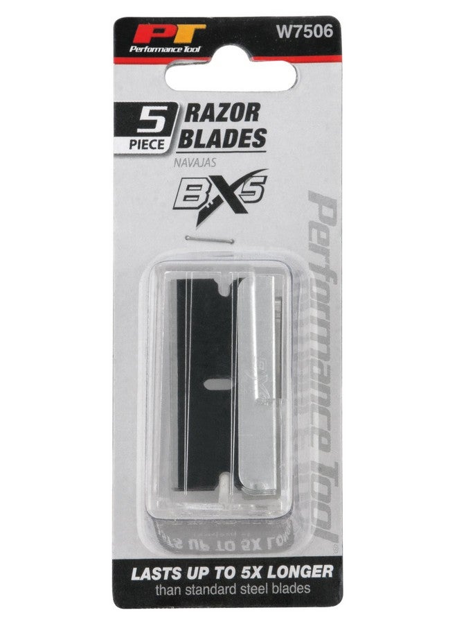 Performance Tool Erformance Tool W7506 Razor Blades Sk2 Steel Lasts 5X Longer Precision Honed For Razor Edge Fits Standard Scrapers 100 Pack - Image 3