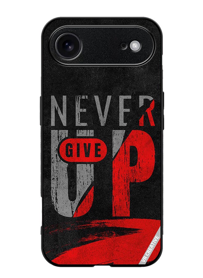 VR CREATIVE Protective Case Cover For Apple iPhone 17 Air Never Give Up Design Multicolour