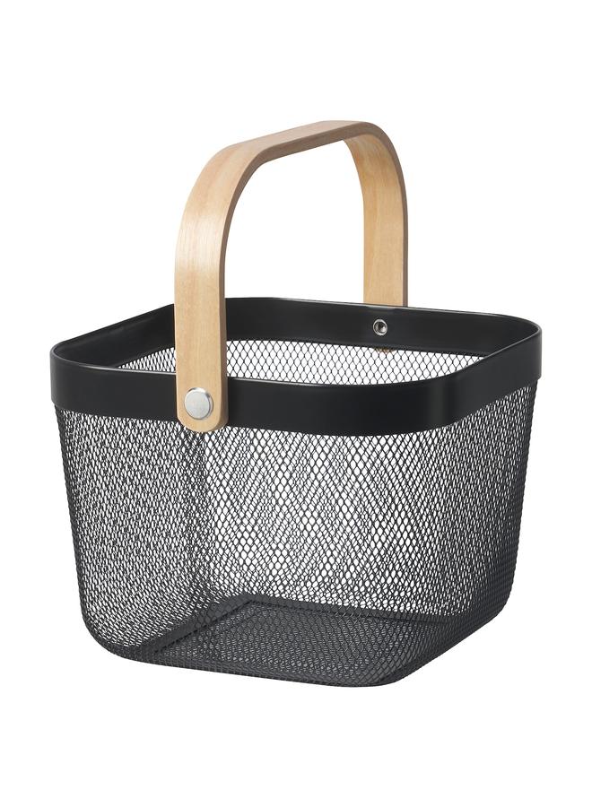 erorex Basket, dark grey, 25x26x18 cm - Image 1