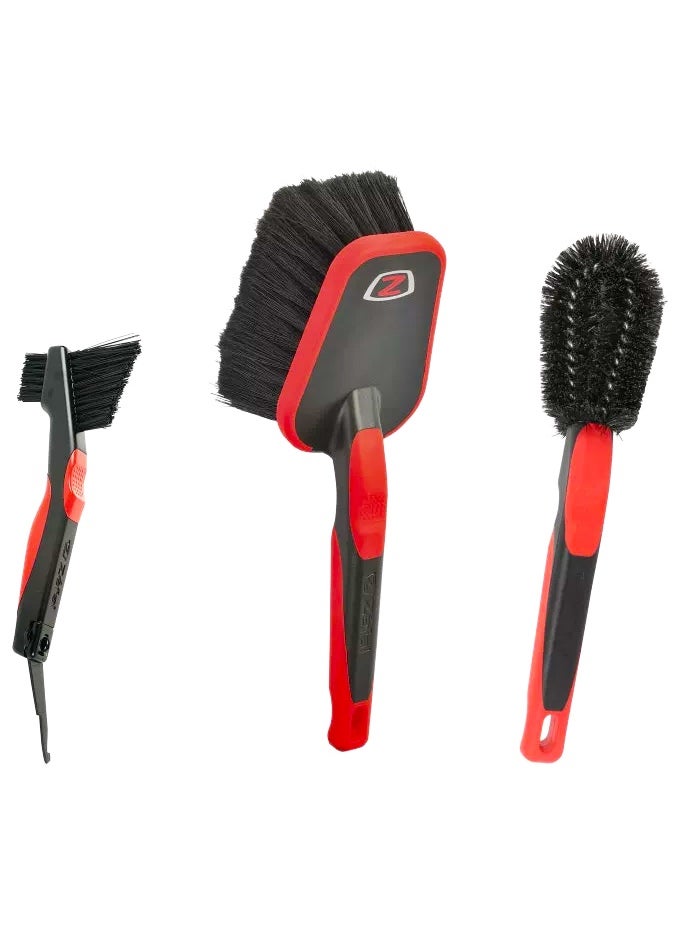 زيفال طقم فرش تنظيف دراجات من زيفال – 3 قطع لتنظيف كامل للدراجة - Image 1