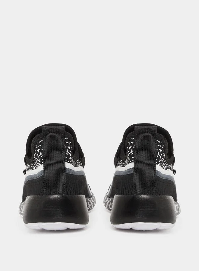Styli Styli Textured Mesh Lace Up Sneakers